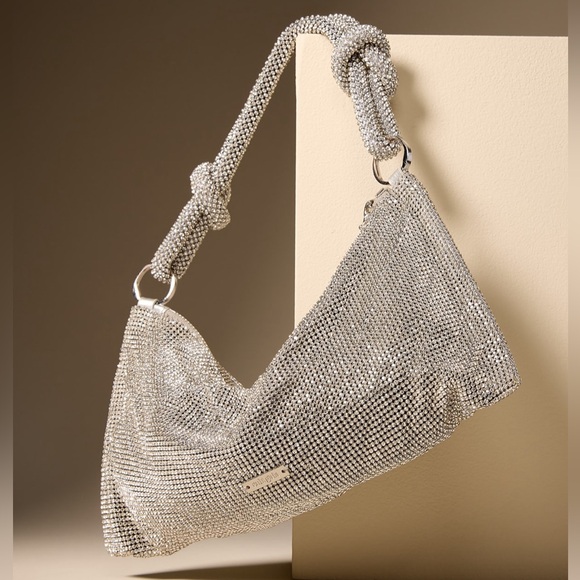 Cult Gaia 🤍 Hera Nano Knotted Embellished Shoulder Bag - Picture 3 of 13